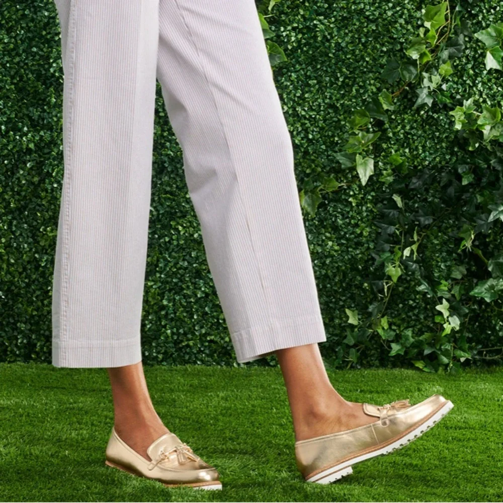 Talbots Gold Loafers for Women - Picture 1 of 6